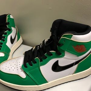 Jordan 1 Retro High Lucky Green (W) 10